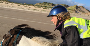 Galloping on the Beach