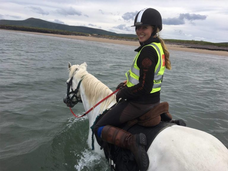 Beach riding and mountain trekking with Dingle Horseriding